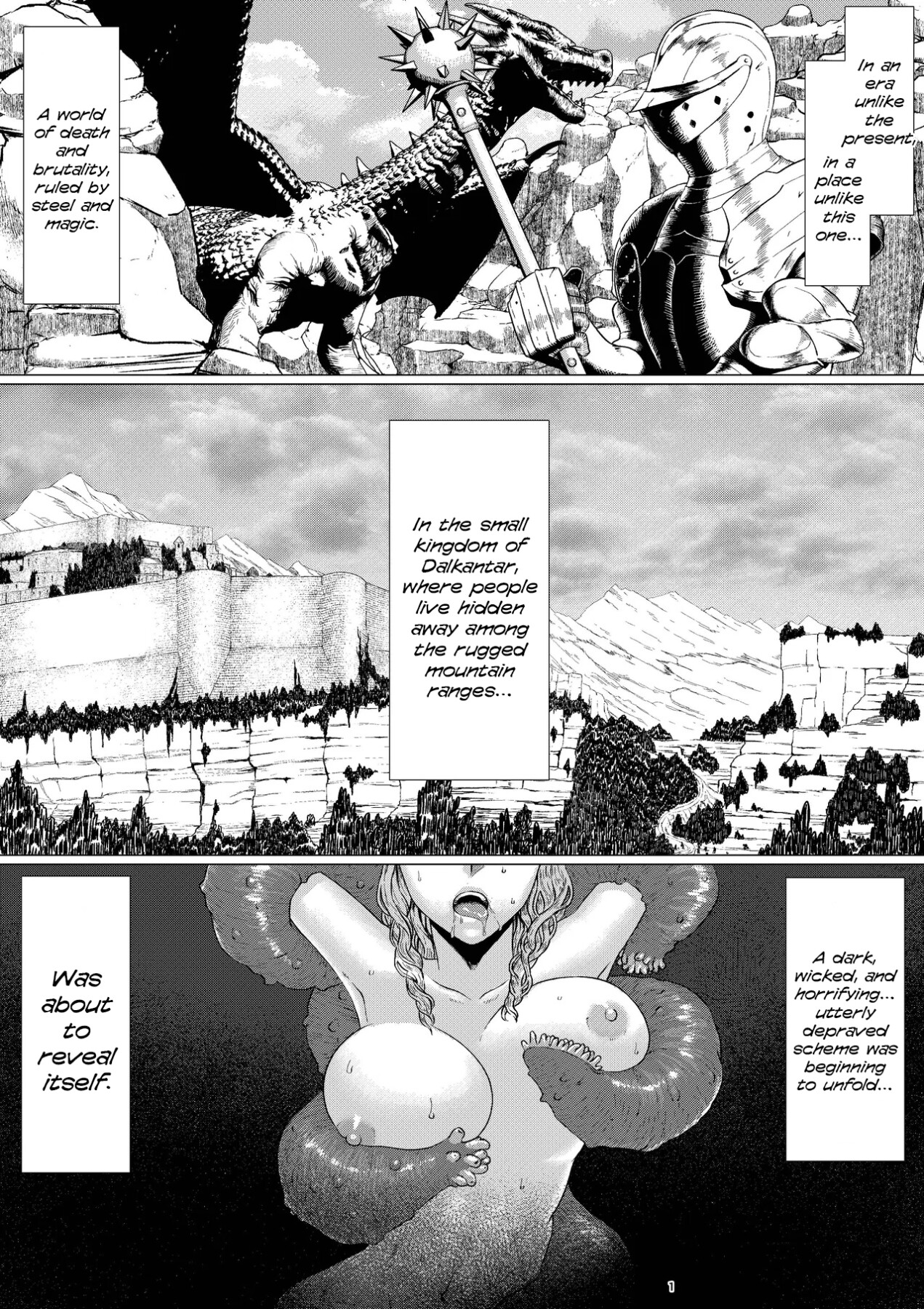Hentai Manga Comic-Female Knight Interspecies NTR: Sikri and Ricard Volume 1-Read-2